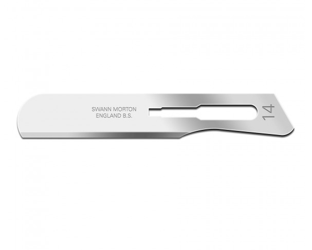 Dermaplaning Blades No 14 Carbon Sterile Blades