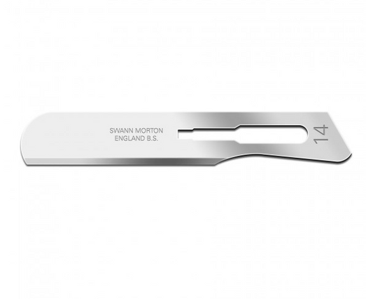Dermaplaning Blades No 14 Carbon Sterile Blades