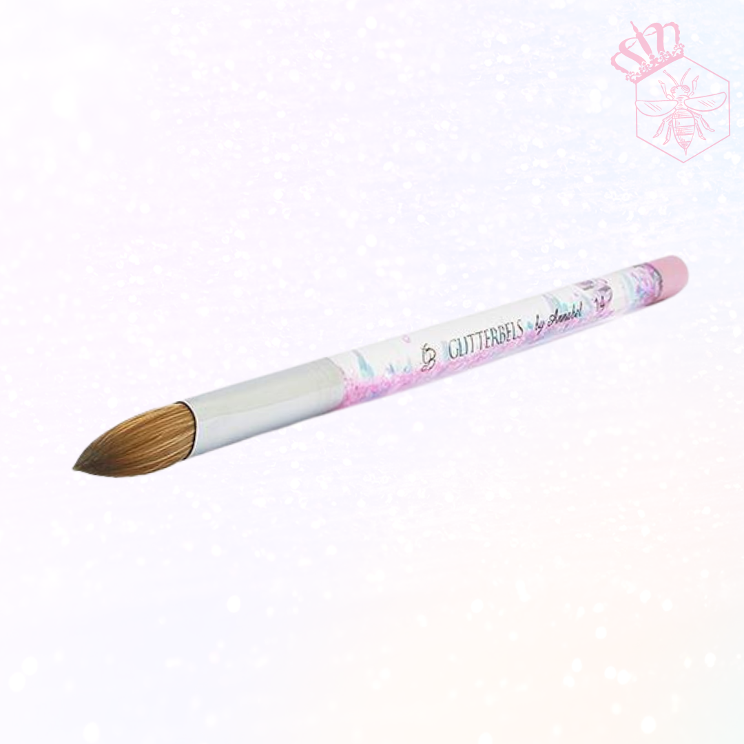 Pinched Pastel Glitterbels Acrylic Brush (size 14)